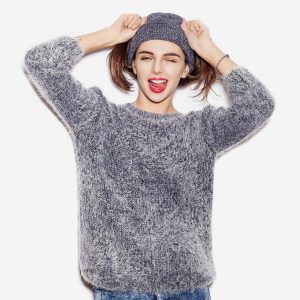 Gray sweater
